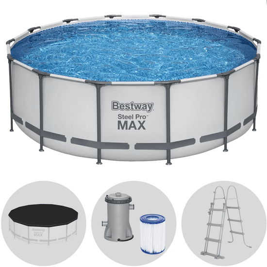 Bestway Steel Pro max 5612X - Ø427x122 cm - Piscine ronde