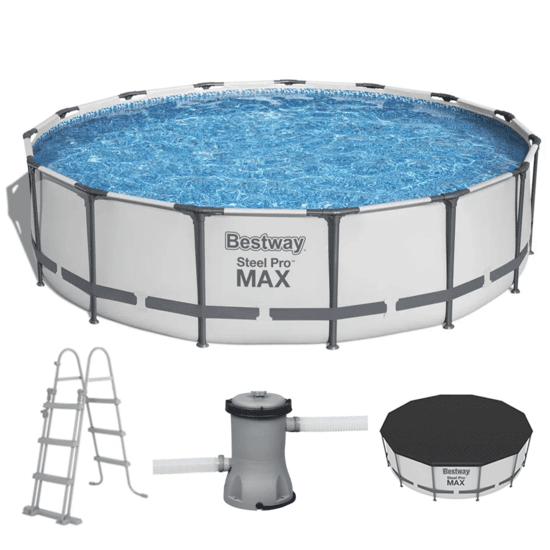 Bestway Steel Pro max 56488 - Ø457x107 cm - Piscine ronde