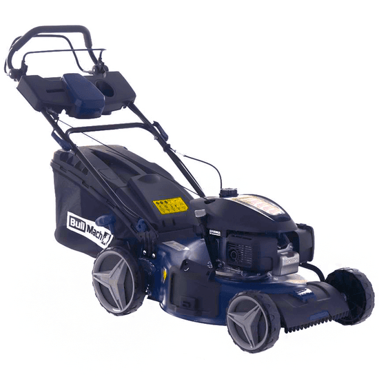BullMach ACHILLE - 51 H - Tondeuse à gazon thermique tractée - 4 en 1 - Moteur Honda GCVx200