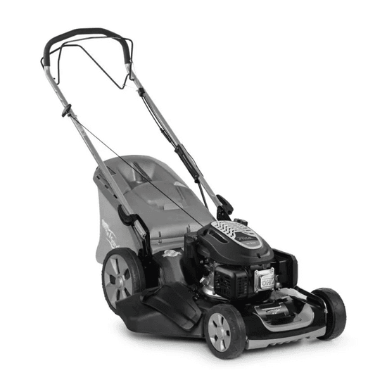 CastelGarden XS 55 S - Tondeuse à gazon tractée thermique - 4 en 1 - Coupe 53cm
