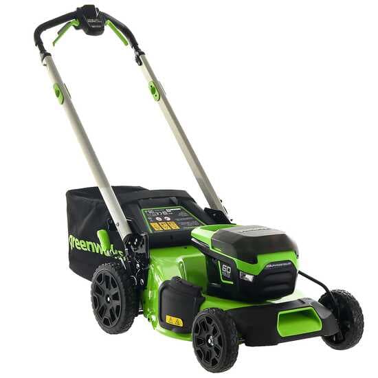 Greenworks GD60LM51SP - Tondeuse à gazon autotractée à batterie - SANS BATTERIE NI CHARGEUR