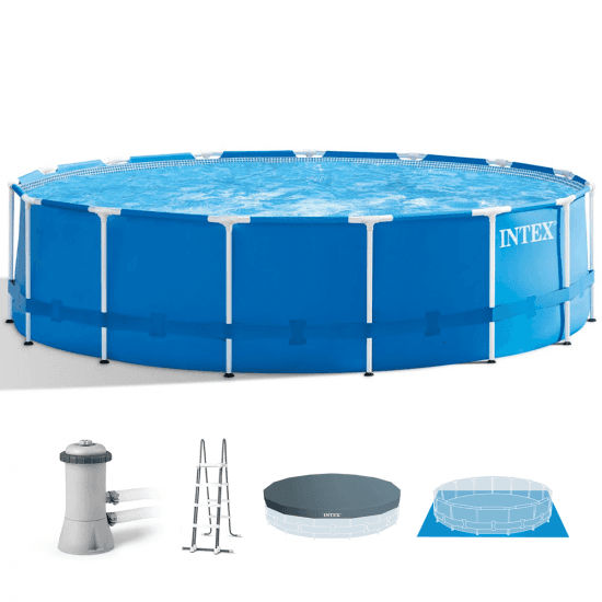 Intex Metal Frame 28242NP - Ø457x122 cm - Piscine ronde