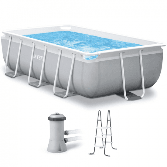 Intex Prisma Frame 26784NP - 300x175x80 cm - Piscine hors-sol + Épurateur et Échelle
