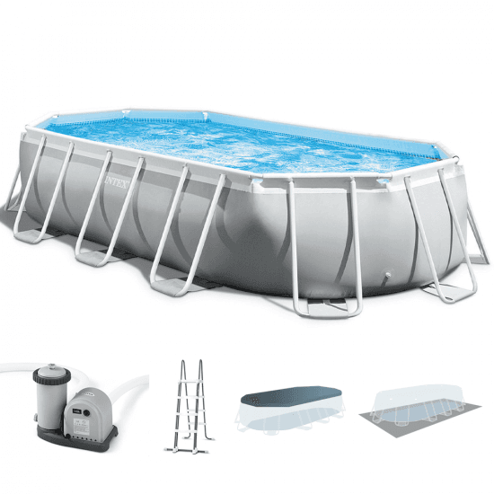Intex Prisma Frame 26798NP - 610x305x122 cm - Piscine Ovale