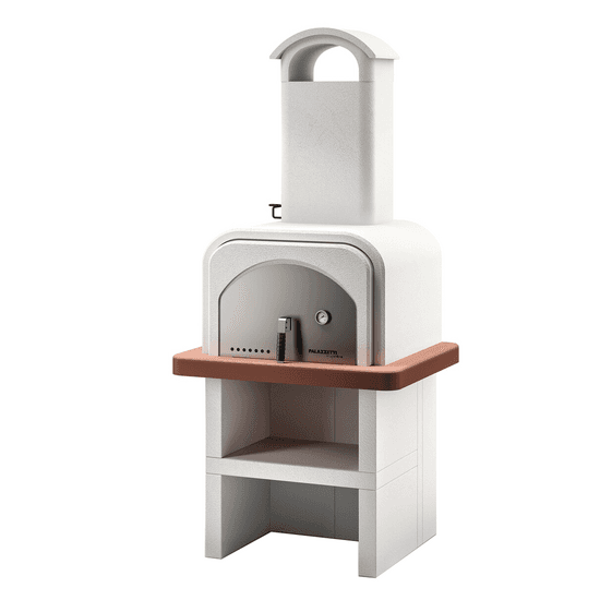 Palazzetti Stefy - Four à bois en ciment d'extérieur - Avec chambre de cuisson 52x51 cm