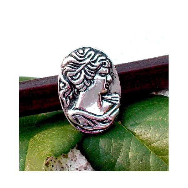 passe cuir camee argente pour cuir regaliz