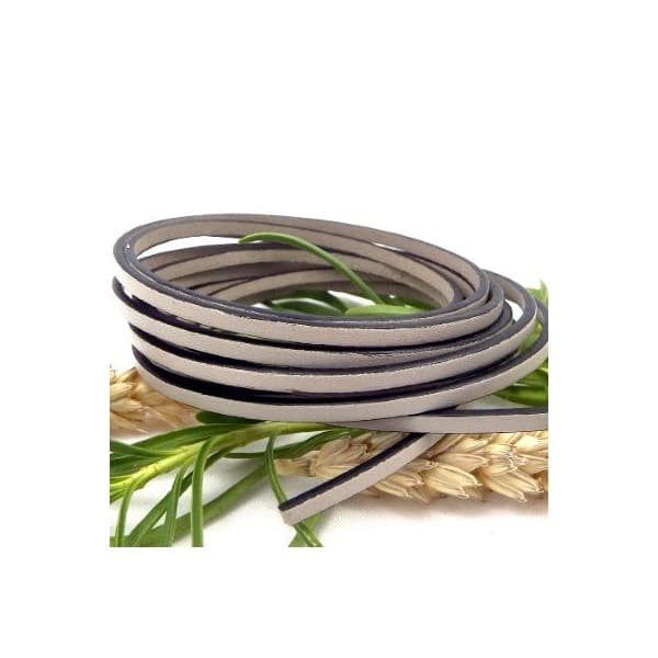 Cuir plat 3mm mastic