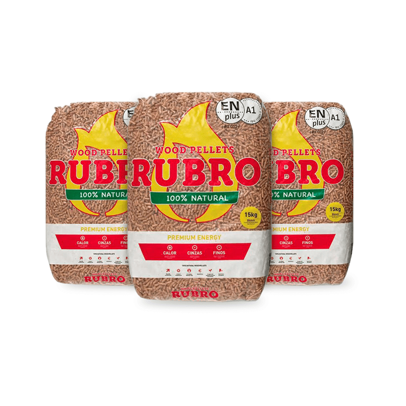 Pellets RUBRO – Embalagem de 15 kg