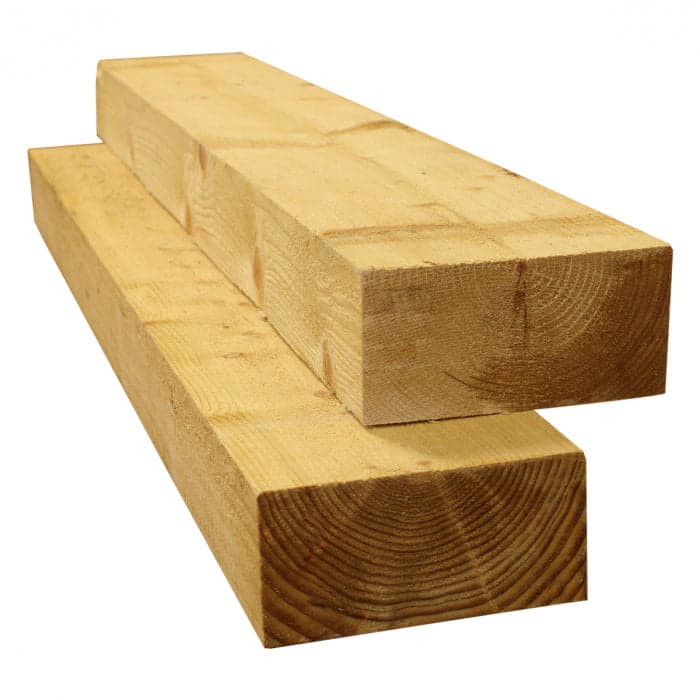 Dormentes de madeira tratada UC4 – 36 unidades – 2,4 m x 200 x 100 mm