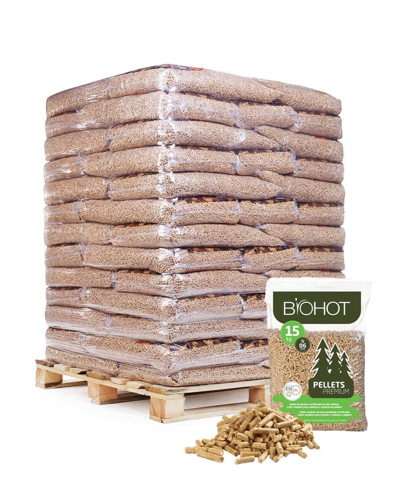 Pellets Biohot – Palete com 65 sacos de 15 kg