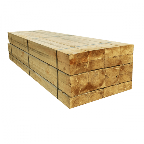 Dormentes de madeira tratada UC3 – 20 unidades – 3 m x 200 x 100 mm