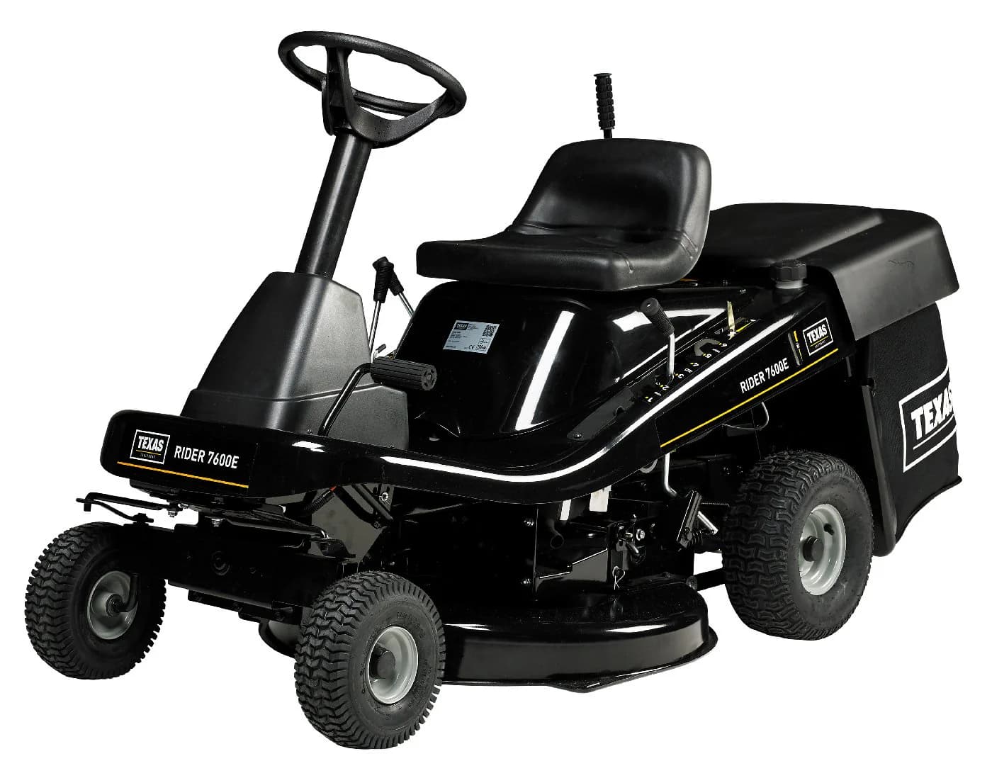 Texas Aufsitzmäher Rider 7600E 3in1 inkl. Mulchkit – Modell 2025