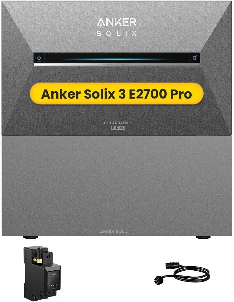 Anker SOLIX Solarbank 3 E2700 Pro + BP2700 + Smart Meter