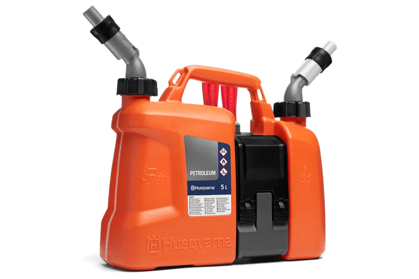 Husqvarna Kombikanister 5 L + 2,5 L KraftstoffbehÀlter mit Werkzeugbox