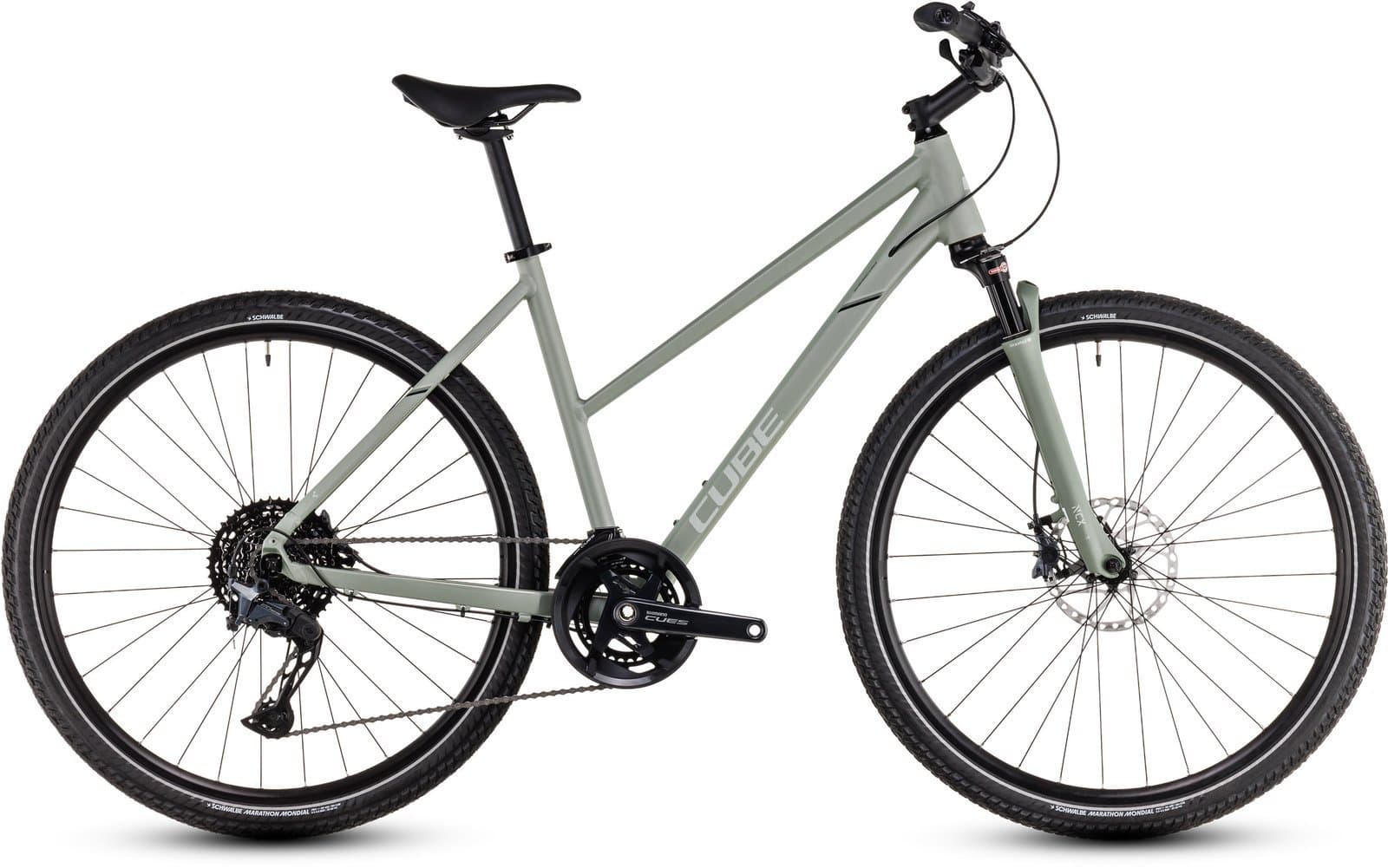 Cube Nature SLX Lady pistachio´n´palemint - Trapeze 50 cm