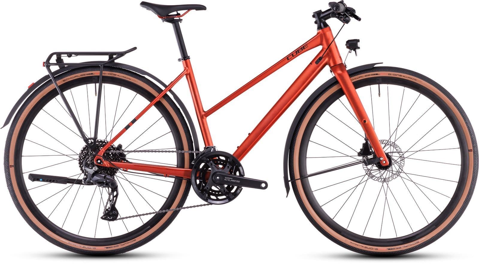 Cube Nulane Pro FE Lady fireorange´n´black - Trapeze 47 cm