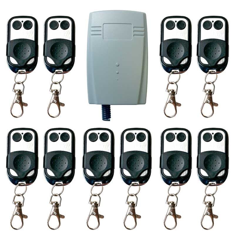 KIT RÉCEPTEUR UNIVERSEL + 10 ÉMETTEURS KIT-HDM433/2/TX-10