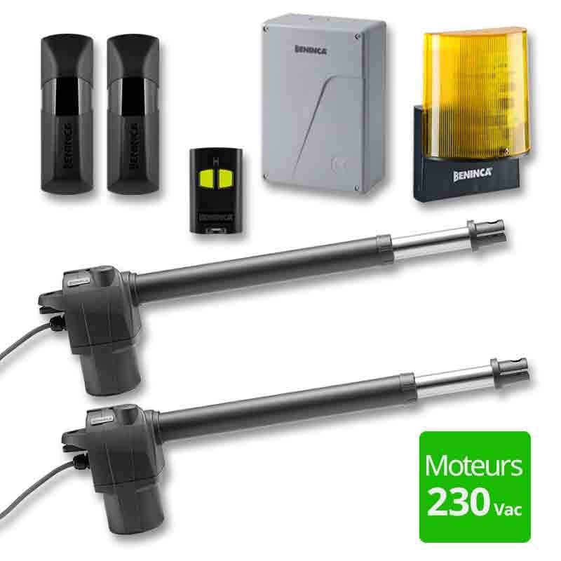 KIT DE MOTORISATION LINÉAIRE POUR PORTAILS BATTANTS - BENINCA KBILL30M