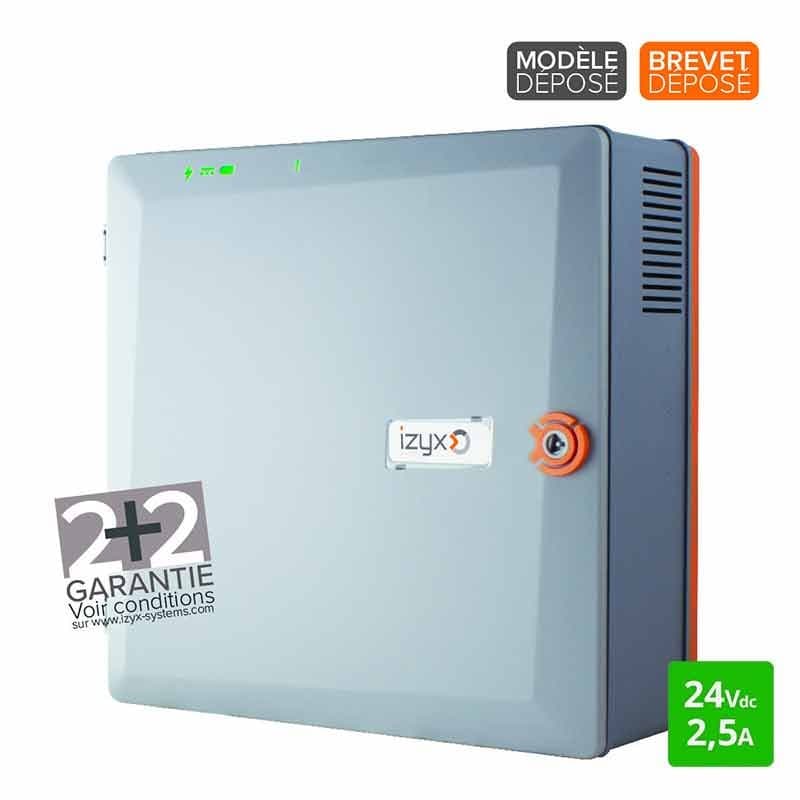 ALIMENTATION EN COFFRET ABS - 24V 2,5A - IZYX RSX2402.5C