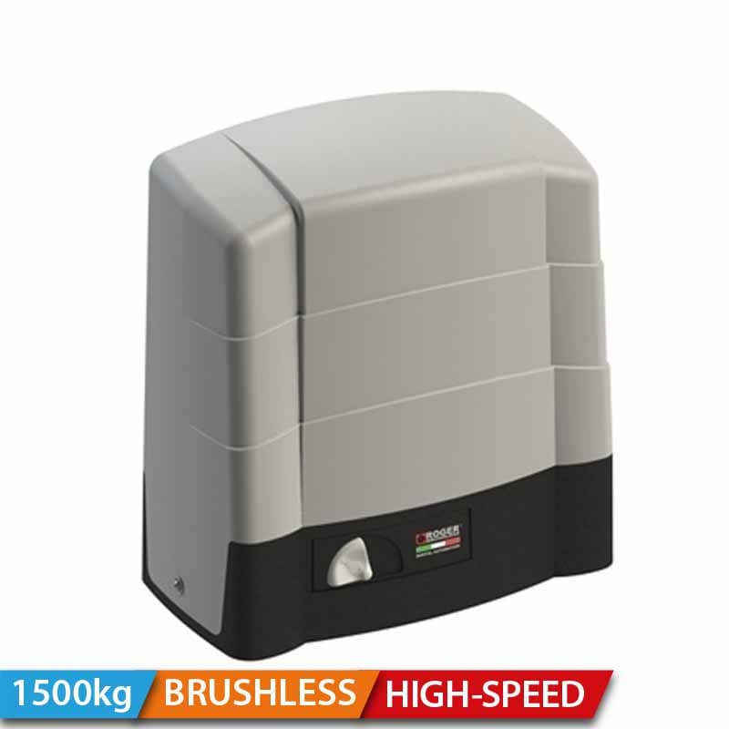 MOTORÉDUCTEUR HIGH SPEED BRUSHLESS POUR PORTAILS COULISSANTS ROGER TECHNOLOGY BG30/1504/HS