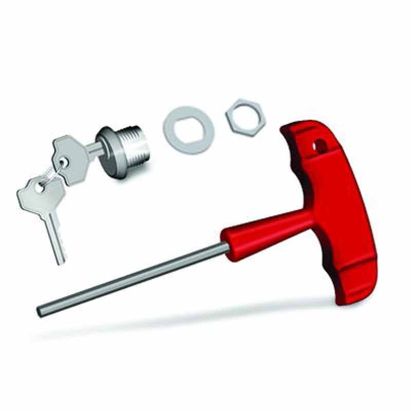 KIT DE DÉVERROUILLAGE EXTERNE AVEC CLÉ À CODE VARIABLE - ROGER TECHNOLOGY RL656