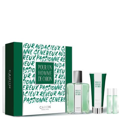 Caron - Coffret Pour Un Homme De Caron Coffret Pour Homme Eau De Toilette 125ml + Gel Douche 75ml + Pour Un Homme De Caron Le Matin 5ml + Pour Un Homm