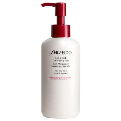 Shiseido - Lait Moussant Nettoyant Enrichi 125 Ml Flacon Pompe Lait Démaquillant