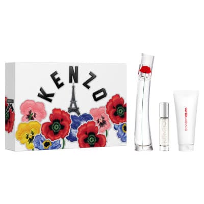Kenzo - Coffret Flower By Kenzo Coffret Pour Femme Eau De Parfum 50ml + Vapo 10ml + Lait Pour Le Corps 75ml