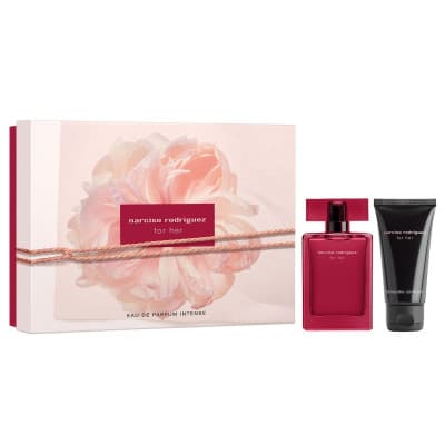 Narciso Rodriguez - Coffret For Her Coffret Pour Femme Eau De Parfum Intense 50ml + Lait Pour Le Corps 50ml