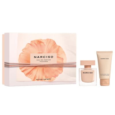 Narciso Rodriguez - Coffret Narciso Poudrée Coffret Pour Femme Eau De Parfum Poudrée 50ml + Lait Pour Le Corps 50ml