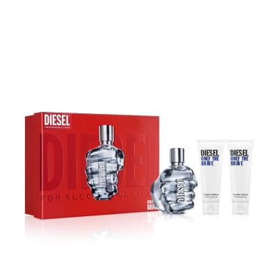 Diesel - Coffret Only The Brave Coffret Pour Homme Eau De Toilette 125ml + 2 Gels Douche 75ml