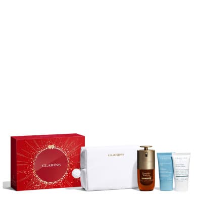 Clarins - Coffret Double Serum Light Texture Coffret Pour Femme Double Serum Light Texture 30ml + Hydra-essentiel Crème Désaltérante 15ml + Cryo-flash