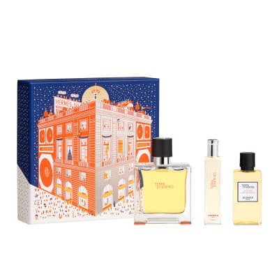 Hermès - Coffret Terre D'hermès Coffret Pour Homme Parfum 75ml + Vapo 15ml + Gel Douche 40ml