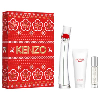 Kenzo - Coffret Flower By Kenzo Coffret Pour Femme Eau De Parfum 50ml + Vapo 10ml + Lait Pour Le Corps 75ml