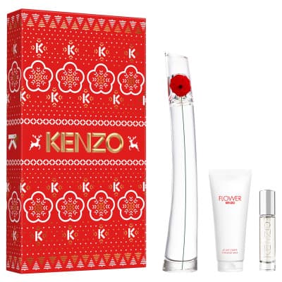 Kenzo - Coffret Flower By Kenzo Coffret Pour Femme Eau De Parfum 100ml + Vapo 10ml + Lait Pour Le Corps 75ml