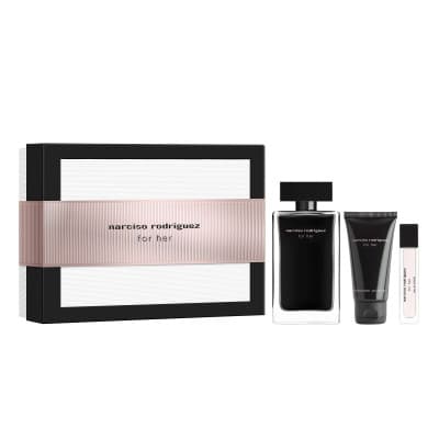 Narciso Rodriguez - Coffret For Her Coffret Pour Femme Eau De Toilette 100ml + Vapo 10ml + Lait Corps 50ml