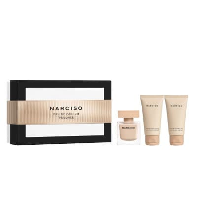Narciso Rodriguez - Coffret Narciso Poudrée Coffret Pour Femme Eau De Parfum Poudrée 50ml + Lait 50ml + Gel Douche 50ml