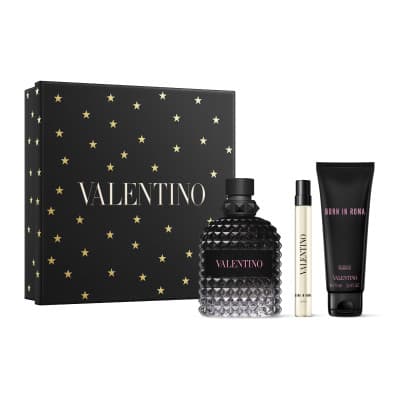 Valentino - Coffret Uomo Born In Roma Coffret Pour Homme Eau De Toilette 100ml + Gel Douche 75ml + Vapo 10ml