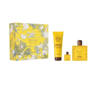 Versace - Coffret Eros Energy Coffret Pour Homme Eau De Parfum 100ml + Gel Douche 150ml + Miniature