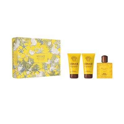 Versace - Coffret Eros Energy Coffret Pour Homme Eau De Parfum 50ml + Gel Douche 50ml + Baume Après-rasage 50ml