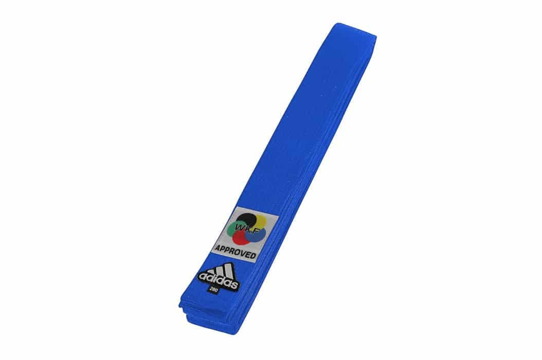 Ceinture de Karate Adidas ELITE B242K Rouge / bleu / noir Approuvée WKF