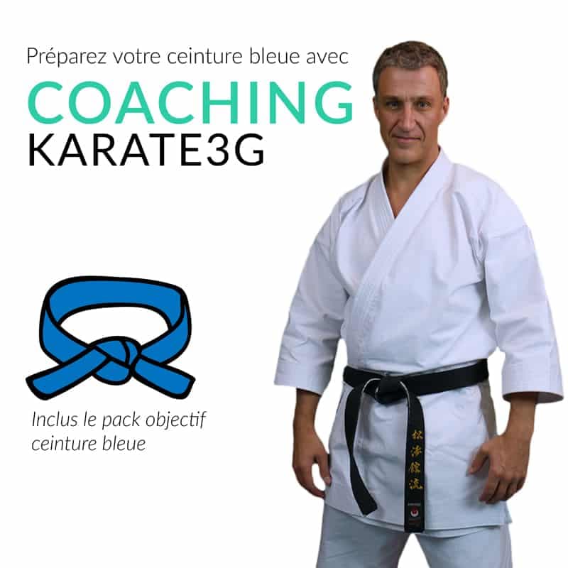Pack objectif Karate3Gâ„¢ : ceinture bleue de karate