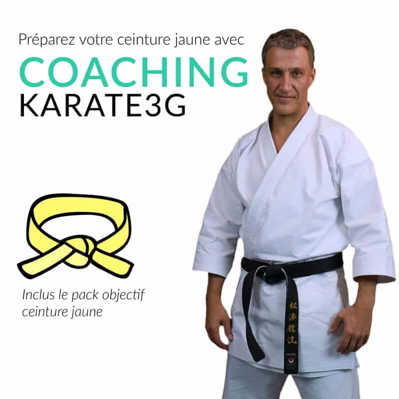 Pack objectif Karate3Gâ„¢ : ceinture jaune