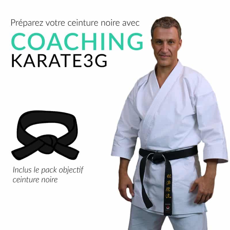 Pack objectif Karate3Gâ„¢ : ceinture noire de karate