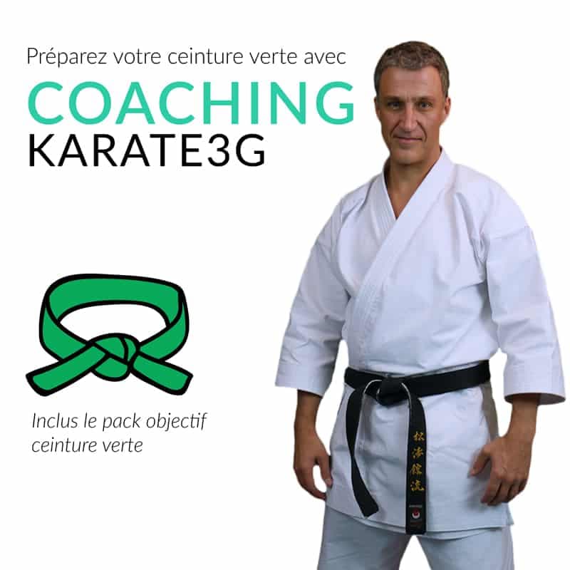 Pack objectif Karate3Gâ„¢ : ceinture verte de karate