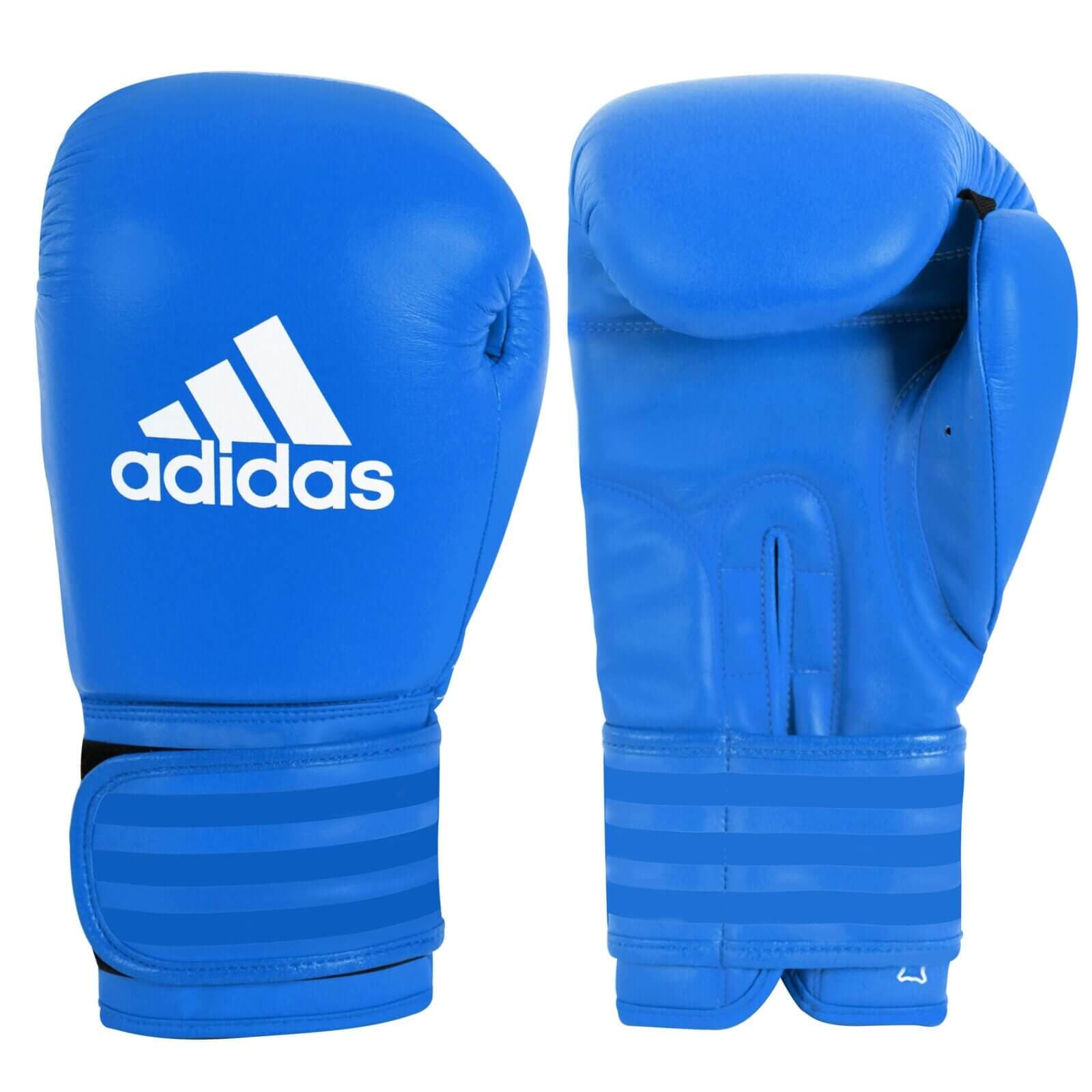 Gants De Boxe ULTIMA Cuir Bleu/Rouge Adidas