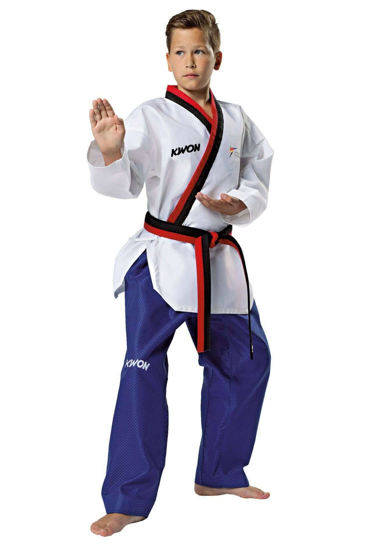 Kimono KWON Taekwondo Garçons pour Poomsae approuvé WT