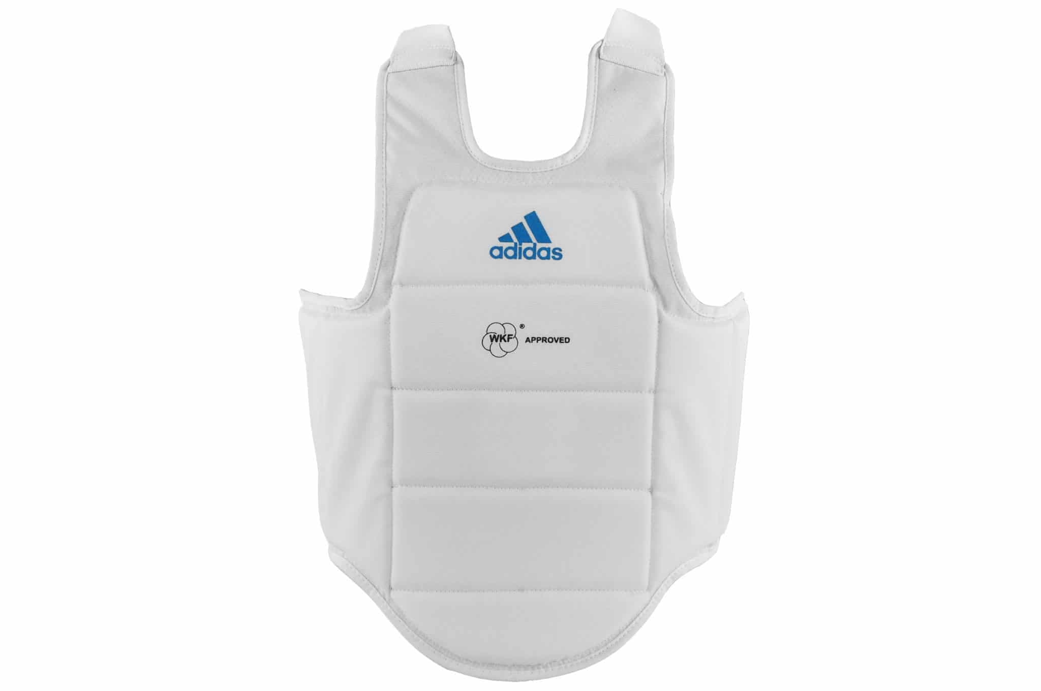 Plastron de Karate Adidas Body Protector WKF - Blanc Habituellement expédié sous 10 à 20 jours 7 XS