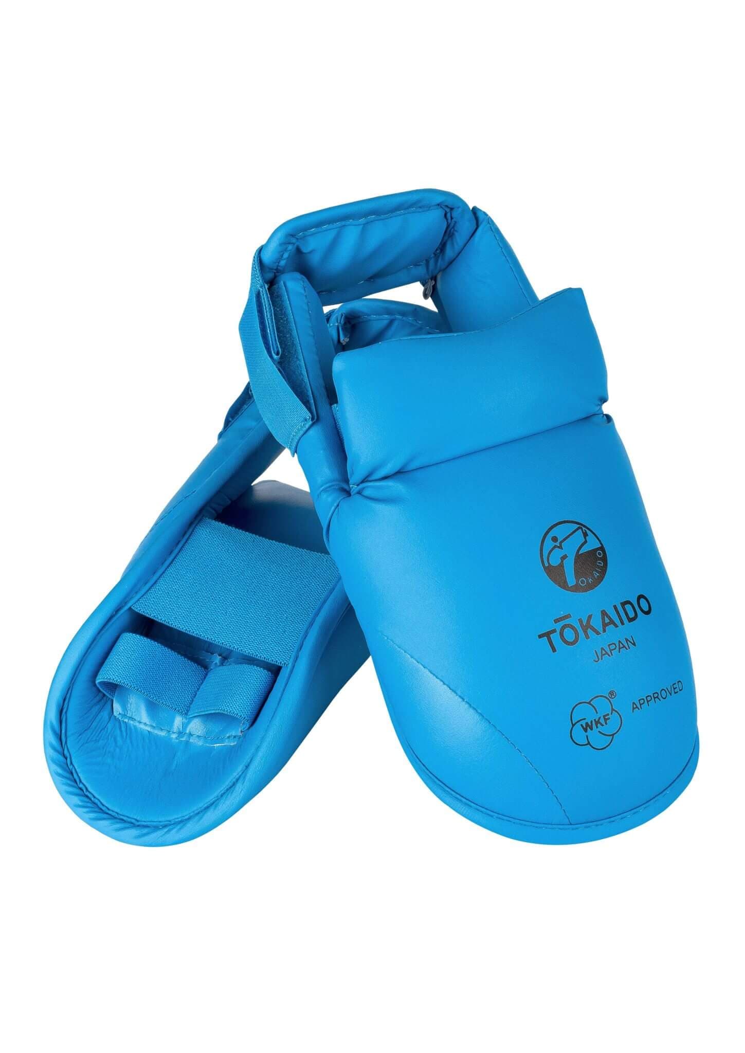 Protèges pieds de Karate Tokaido - bleu ou rouge - combinables - WKF