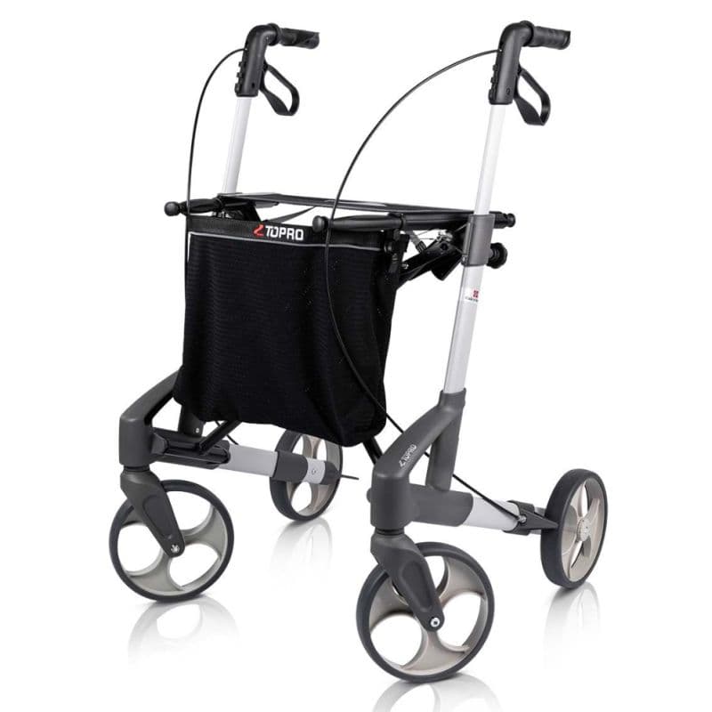 Leichtgewichtrollator Troja Original-M-silber B-Ware